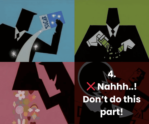 Totally legitimate recipe for building trust